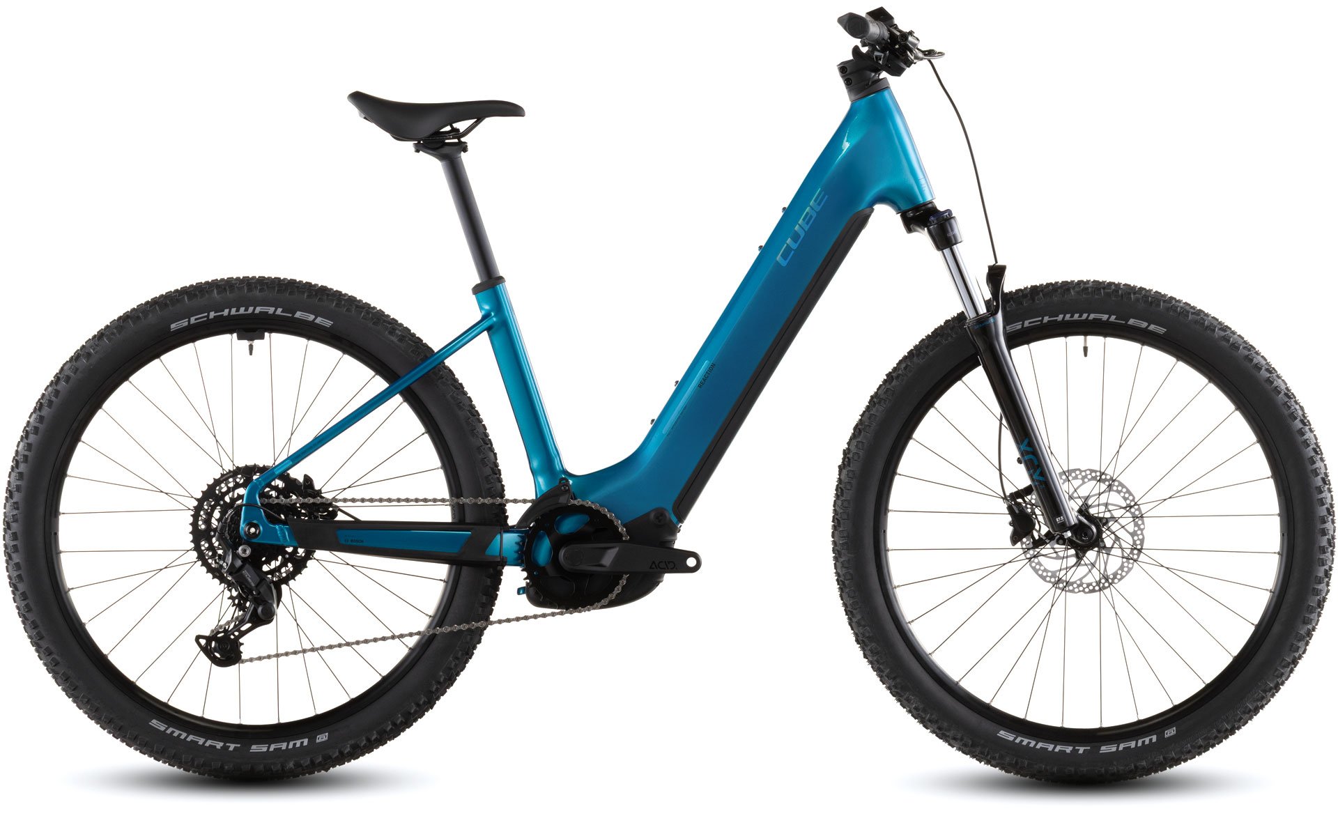 Cube Reaction Hybrid Performance 600 Easy Entry Unisex Electric Mountain Bike