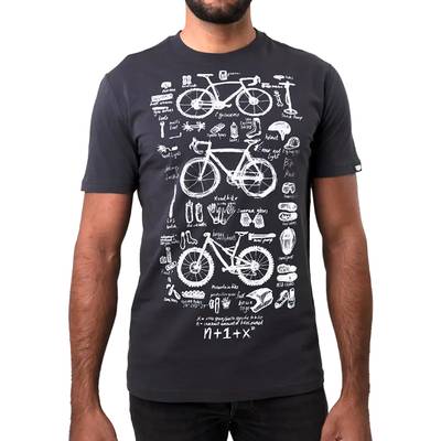 Cycology Bike Maths T-Shirt