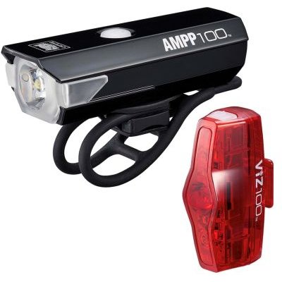 Cateye AMPP100 & VIZ100 Lights Set