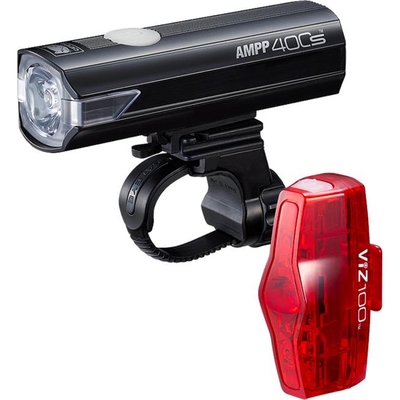 Cateye AMPP 400S & VIZ 100 Lights Set