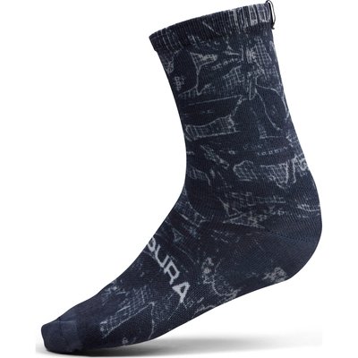 Endura Grid Floral Print Socks