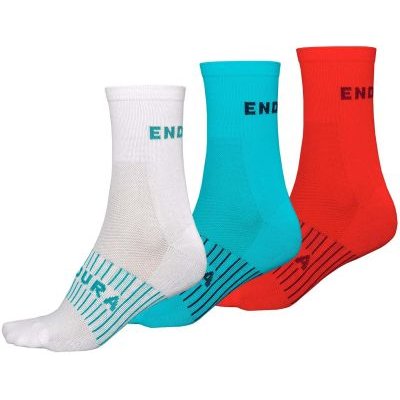 Endura Womens CoolMax Race Socks (Triple Pack)