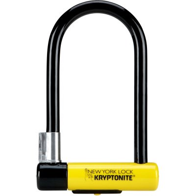 Kryptonite New York Standard Nyl Lock With Flexframe Bracket Sold Secure Gold U-Lock