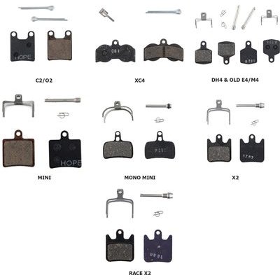 Hope Standard Compound Brake Pads Mini