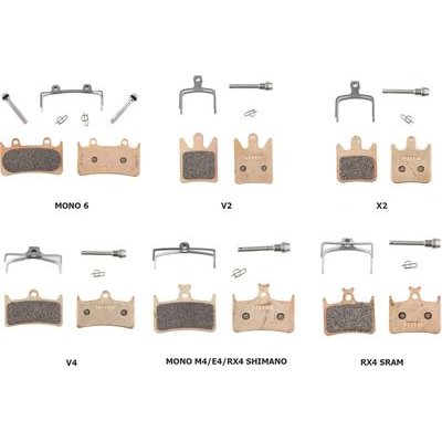 Hope Sintered Compound Brake Pads Mono M4/2013 E4/RX4+SH
