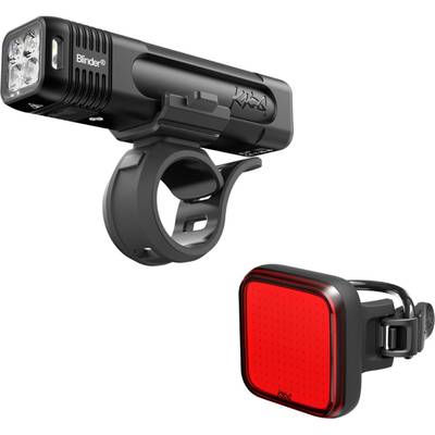 Knog Blinder Pro 1000 Front Light + Blinder Square Rear Light Set