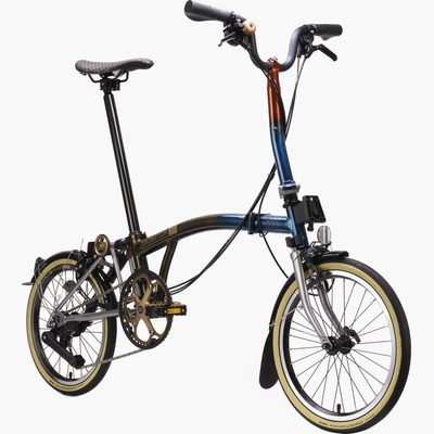 Brompton 1975 Anniversary Edition C Line 12-speed Mid Handlebar Folding City Bike