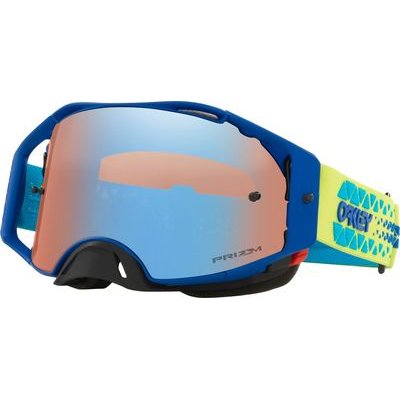 Oakley Airbrake MX Prizm MX Sapphire Iridium Goggles with Case