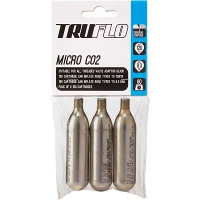 Truflo Micro CO2 Pump Refill Pack (3x16g Cartidges)