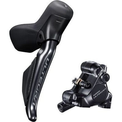 Shimano Ultegra 8100 Di2 e-Tube STI Lever and Flat Mount Calliper Set Right/Front