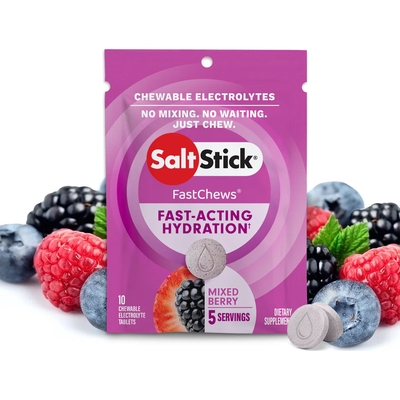 SaltStick FastChews Chewable Electrolyte Tablets 